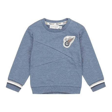 Boys Jumper Blue Melange | Dirkje - Dirkje