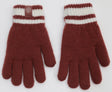 Boys Knit Winter Gloves - BRICK | CALIKIDS - Jenni Kidz