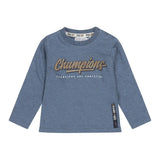 Boys Shirt Blue Melange Champions | Dirkje - Dirkje