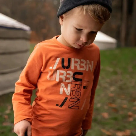 Boys Shirt Faded Orange Urban | Koko-Noko - Koko-Noko