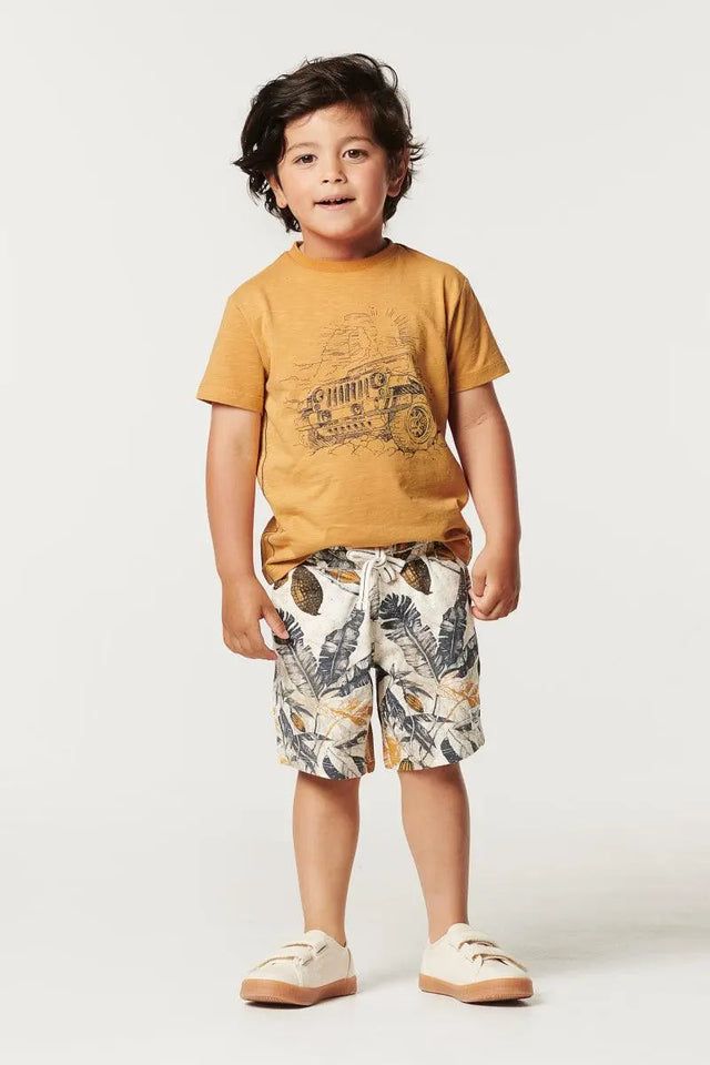 Boys Shorts Giridih Allower Print | Noppies - Jenni Kidz