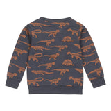 Boys Sweater Dark Blue Dino | Dirkje - Dirkje