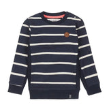 Boys Sweater Dark Blue White Striped | Koko-Noko - Jenni Kidz