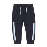 Boys Sweatpants Dark Blue With Light Blue | Dirkje - Jenni Kidz