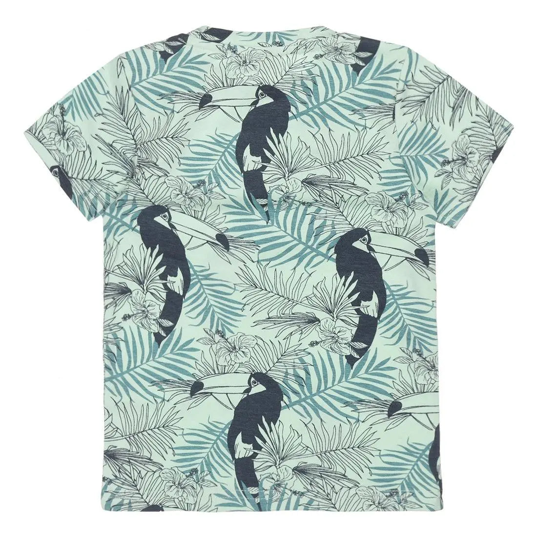 Boys T-shirt Light Green Cockatoo | Dirkje - Jenni Kidz