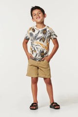 Boys Tee Short Sleeve Gingoog Allower Print | Noppies - Jenni Kidz