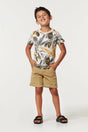 Boys Tee Short Sleeve Gingoog Allower Print | Noppies - Jenni Kidz