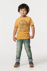 Boys Tee Shortsleeve Amber Gold | Noppies - Jenni Kidz