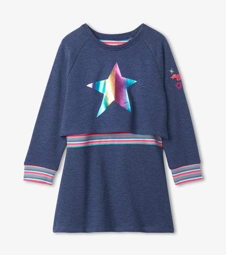 Brilliant Star Rib Dress | Hatley - Jenni Kidz