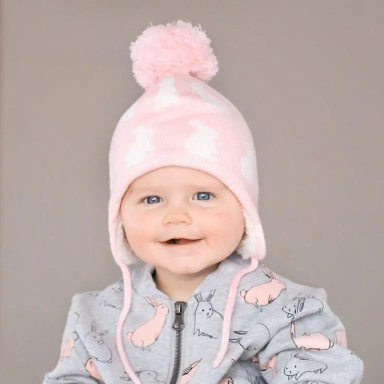 Bunny Sister Knit Hat & Mitten Set | Jan & Jul - Jenni Kidz