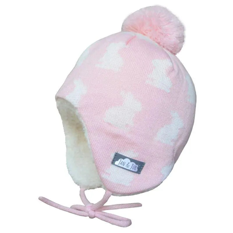 Bunny Sisters Winter Ear Flap Hat | Jan & Jul - Jenni Kidz