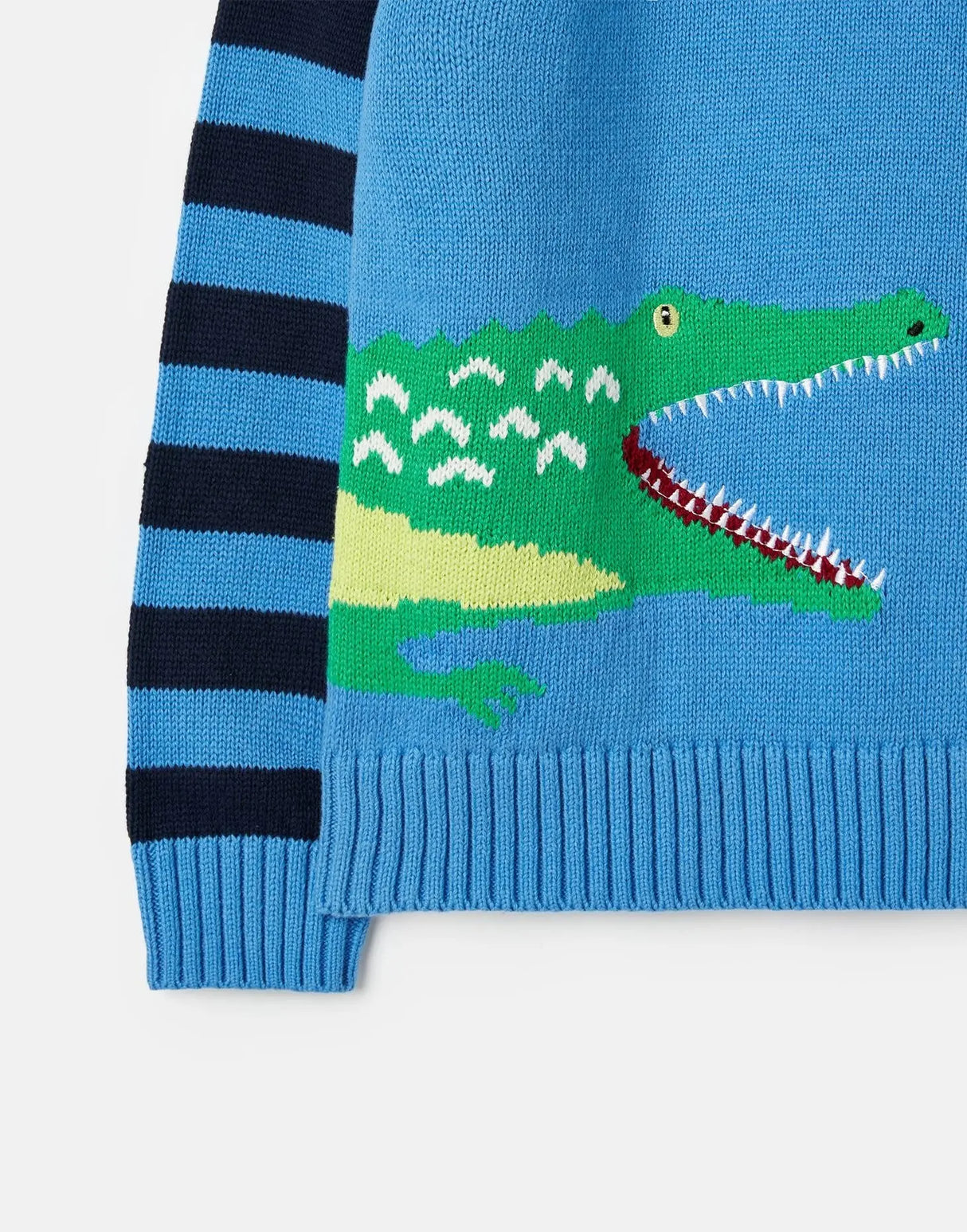 Burford Intarsia Crew Neck Knit Sweater | Joules - Jenni Kidz