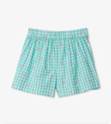 Butterfly Gingham Paper Bag Shorts | Hatley - Jenni Kidz