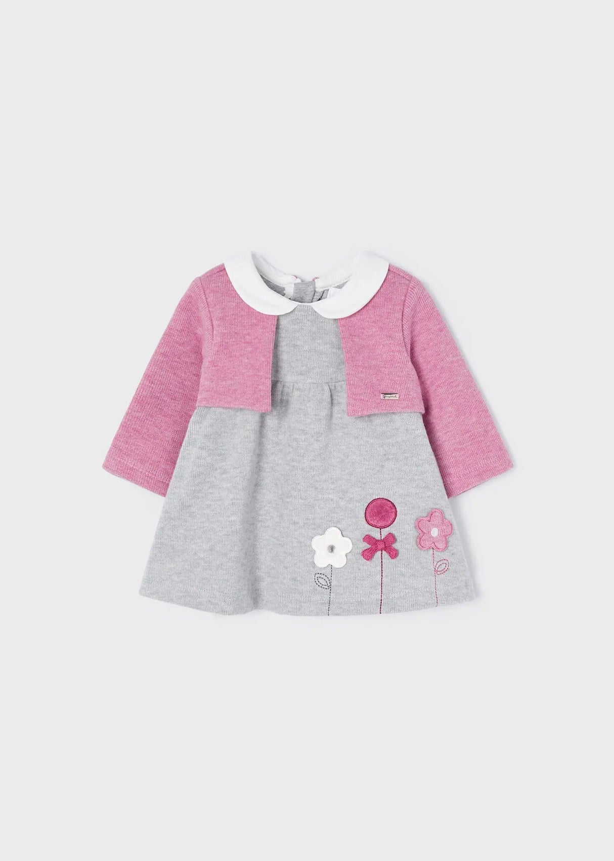 Cardigan Dress Newborn Girl | Mayoral - Mayoral