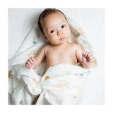 Cotton Muslin Swaddle - Little Fawn | Lulujo - Jenni Kidz