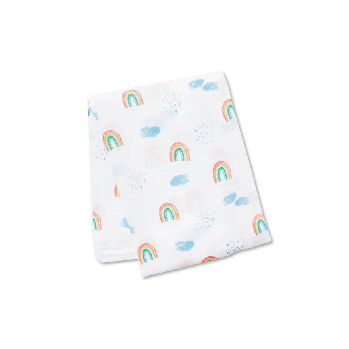 Cotton Muslin Swaddle - Rainbow Sky | Lulujo - Jenni Kidz