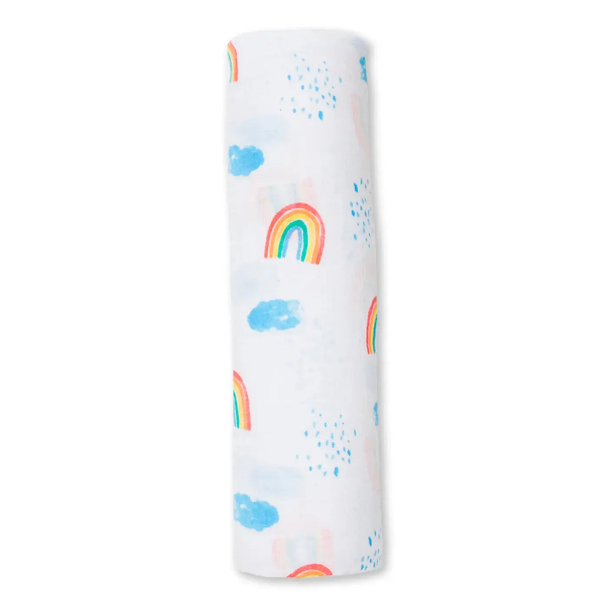 Cotton Muslin Swaddle - Rainbow Sky | Lulujo - Jenni Kidz