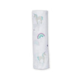 Cotton Muslin Swaddle - Unicorns | Lulujo - Jenni Kidz