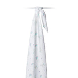 Cotton Muslin Swaddle - Unicorns | Lulujo - Jenni Kidz