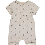 Cream henry print romper | Me & Henry - Jenni Kidz