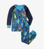 Creepy Cryptids Organic Cotton Raglan Pajama Set | Hatley - Jenni Kidz