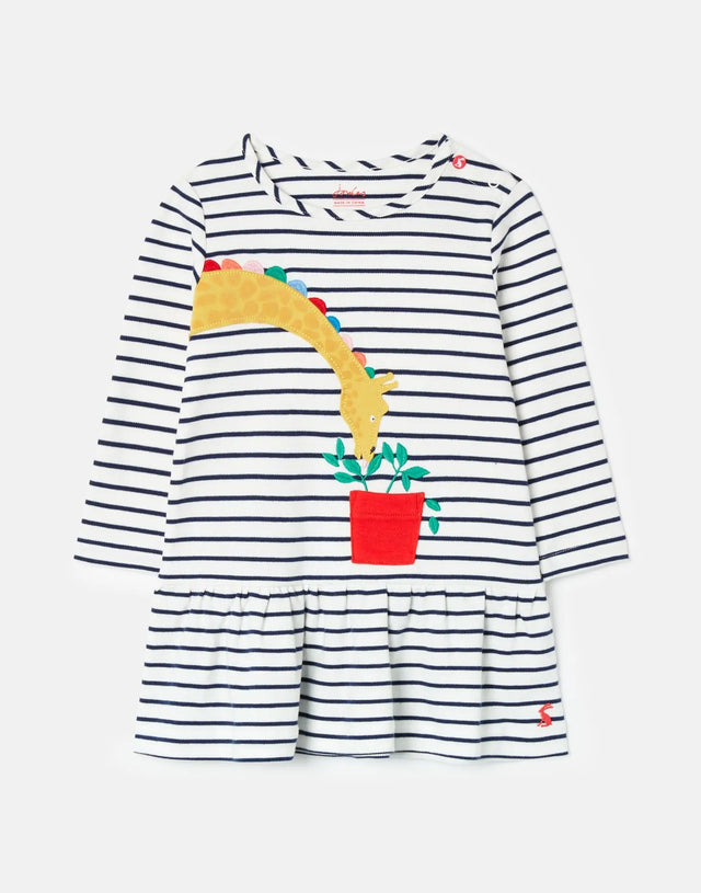 Dazzle Organically Grown Cotton Artwork Dress | Joules - Jenni Kidz