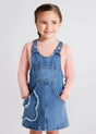 Denim Overall Skirt With Flower Girl | Mayoral - Mayoral