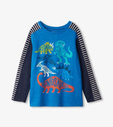 Dino Names Preppy Long Sleeve Tee | Hatley - Jenni Kidz