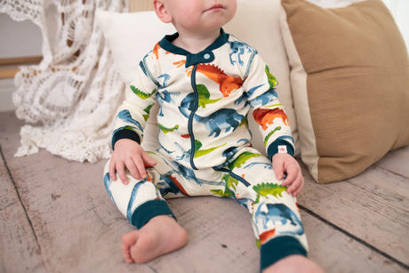 Dino Park Organic Cotton Coverall | Hatley - Jenni Kidz