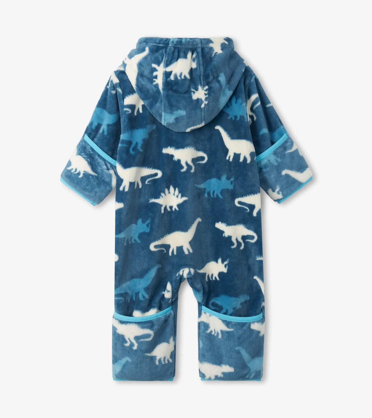 Dino Silhouettes Fuzzy Fleece Baby Bundler | Hatley - Jenni Kidz