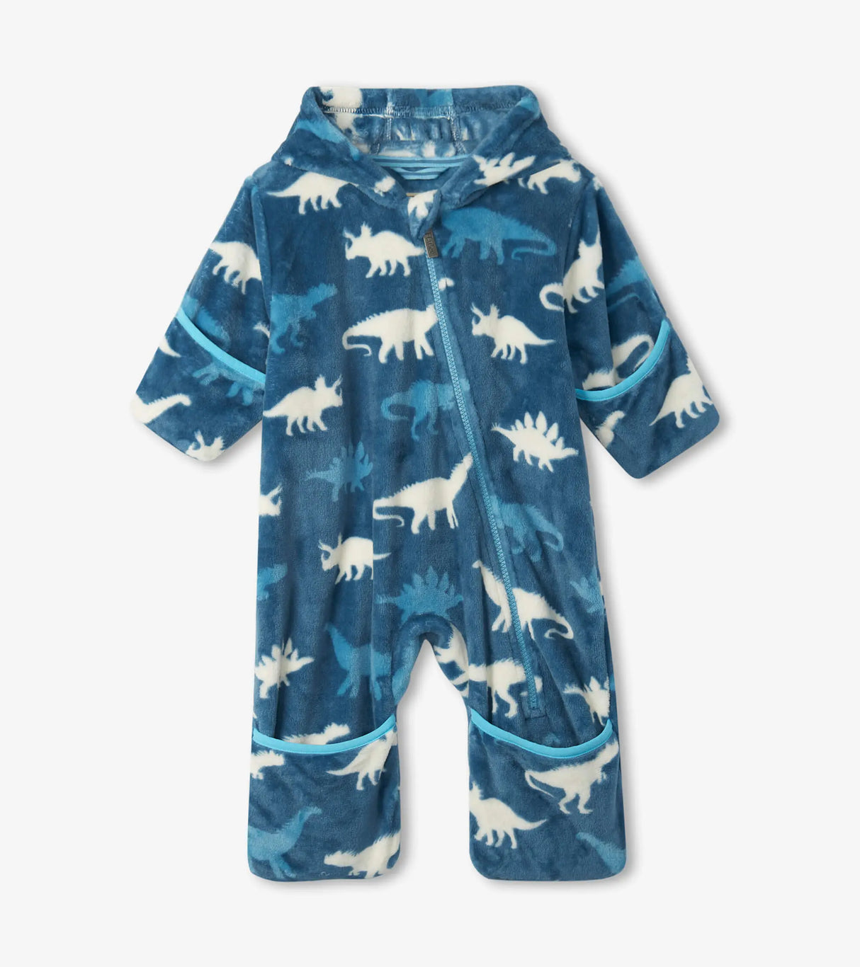 Dino Silhouettes Fuzzy Fleece Baby Bundler | Hatley - Jenni Kidz