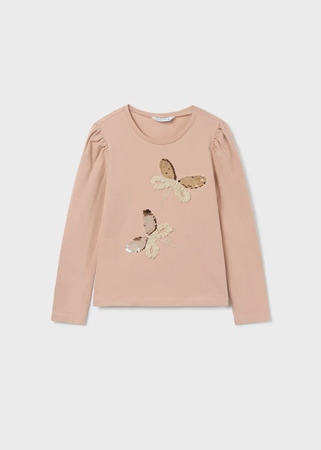 Dragonfly Long Sleeved T-shirt Girl | Mayoral - Mayoral