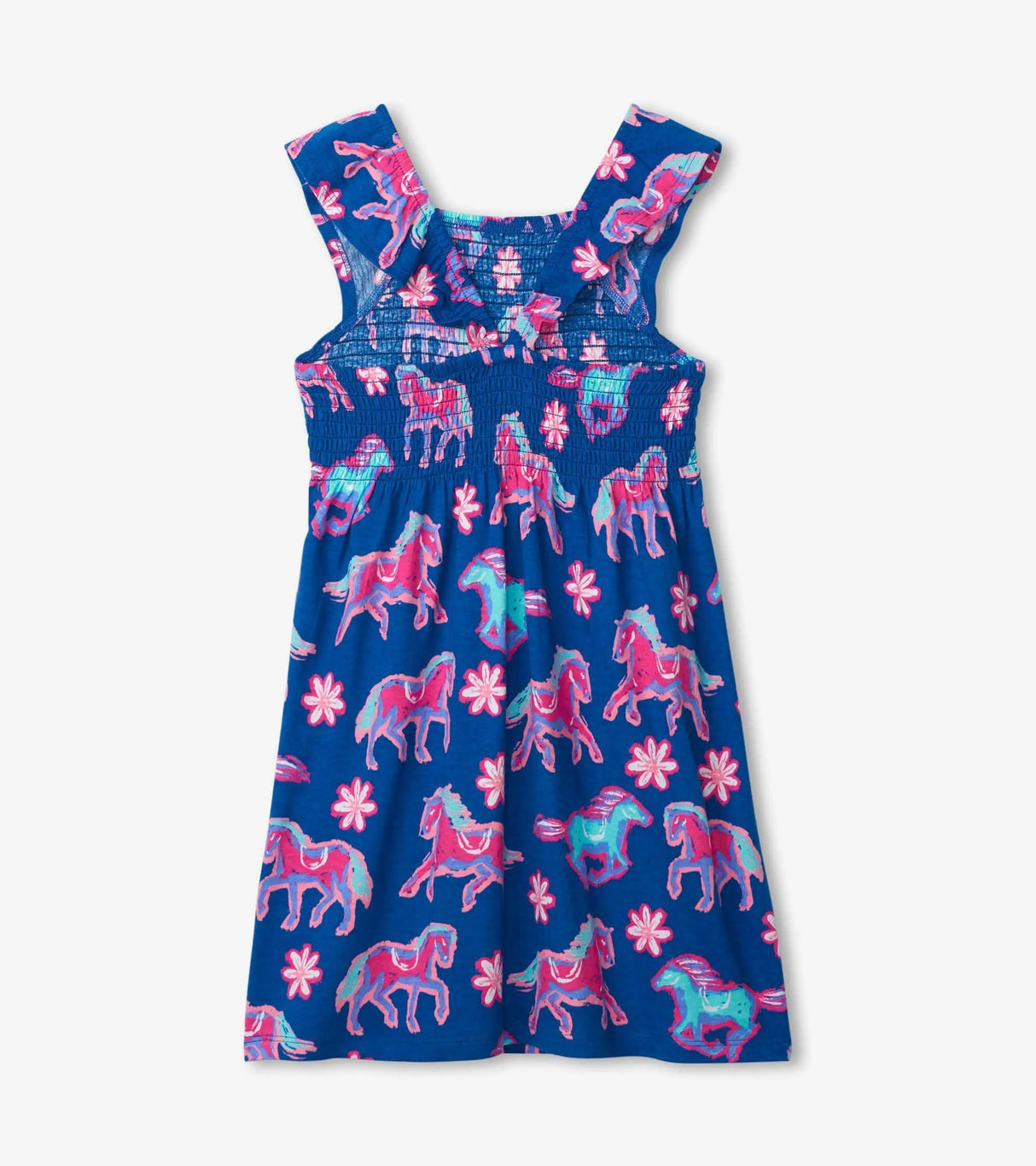 Electric Horses Smocked Dress | Hatley - Jenni Kidz