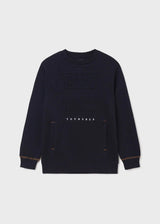 Embossed Graphic Sweatshirt Boy | Mayoral - Mayoral