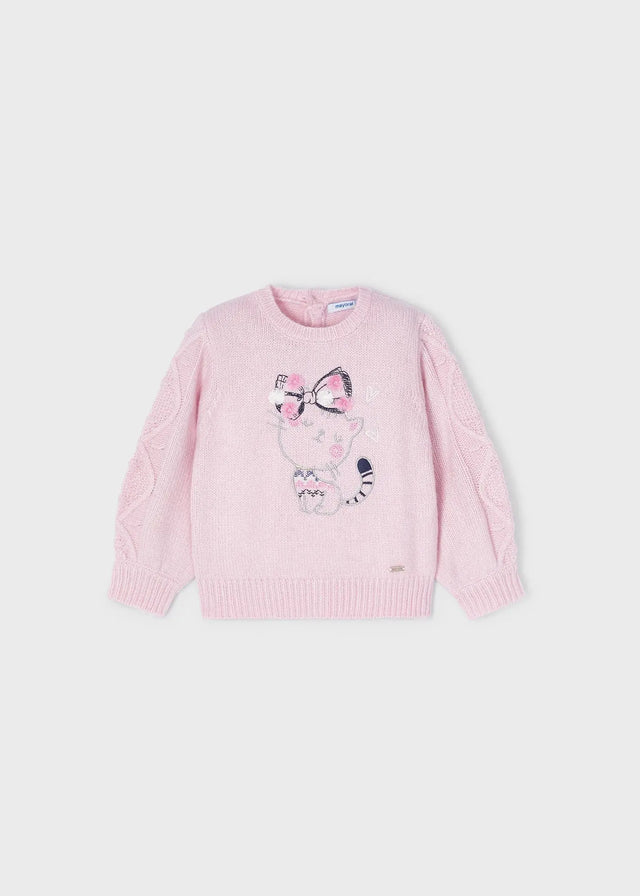 Embroidered Sweater Baby Girl | Mayoral - Mayoral