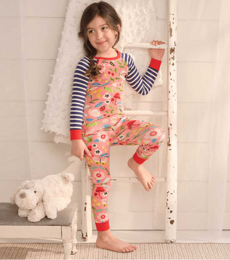 Enchanted Garden Organic Cotton Raglan Pajama Set | Hatley - Jenni Kidz