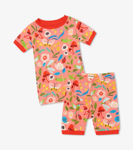 Enchanted Garden Organic Cotton Short Pajama Set | Hatley - Jenni Kidz