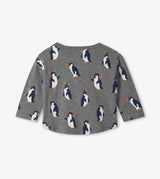 Fishing Penguins Baby Long Sleeve Tee | Hatley - Jenni Kidz