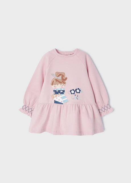 Fleece Dress Baby Girl | Mayoral - Mayoral