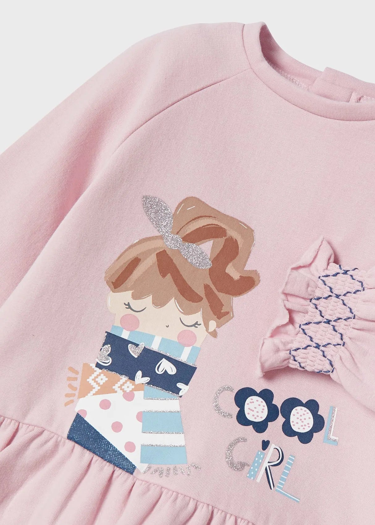 Fleece Dress Baby Girl | Mayoral - Mayoral