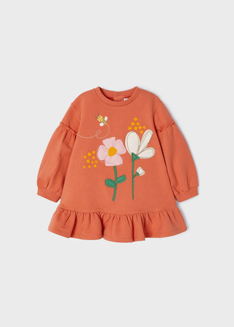 Fleece Dress Baby Girl | Mayoral - Mayoral