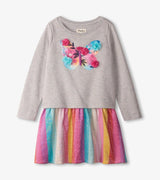 Floral Butterfly Metallic Drop Waist Dress | Hatley - Jenni Kidz