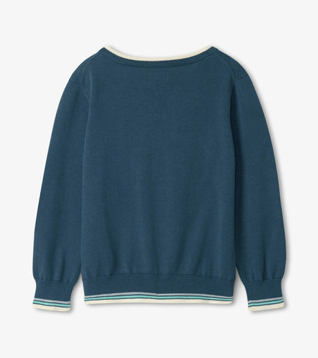 Forest Bear V-neck Sweater | Hatley - Jenni Kidz