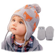 Fox Knit Hat & Mitten Set | Jan & Jul - Jenni Kidz