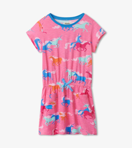 Frolicking Unicorns Drop Waist Dress | Hatley - Jenni Kidz