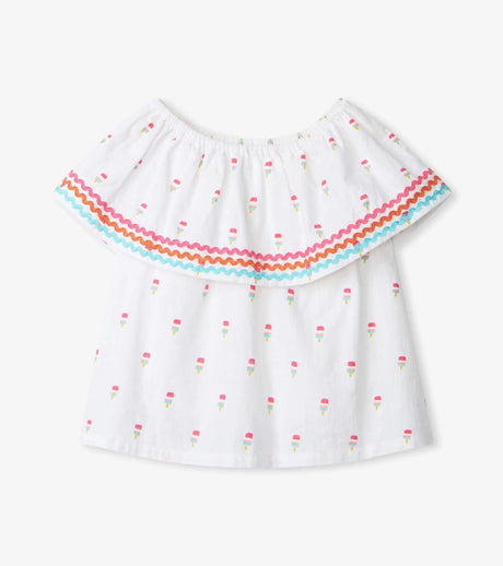 Fruity Pops Shoulder Flounce Top | Hatley - Jenni Kidz