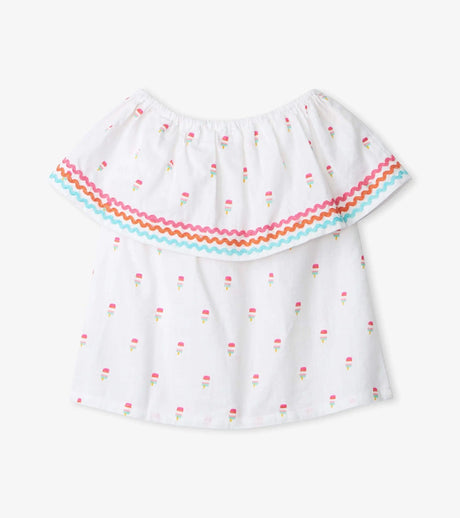 Fruity Pops Shoulder Flounce Top | Hatley - Jenni Kidz