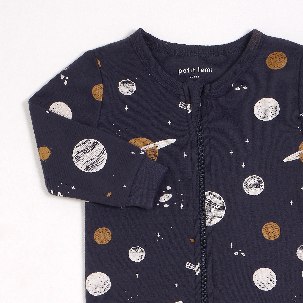 Galaxy Print on Navy Night Sleeper | Petit Lem - Jenni Kidz