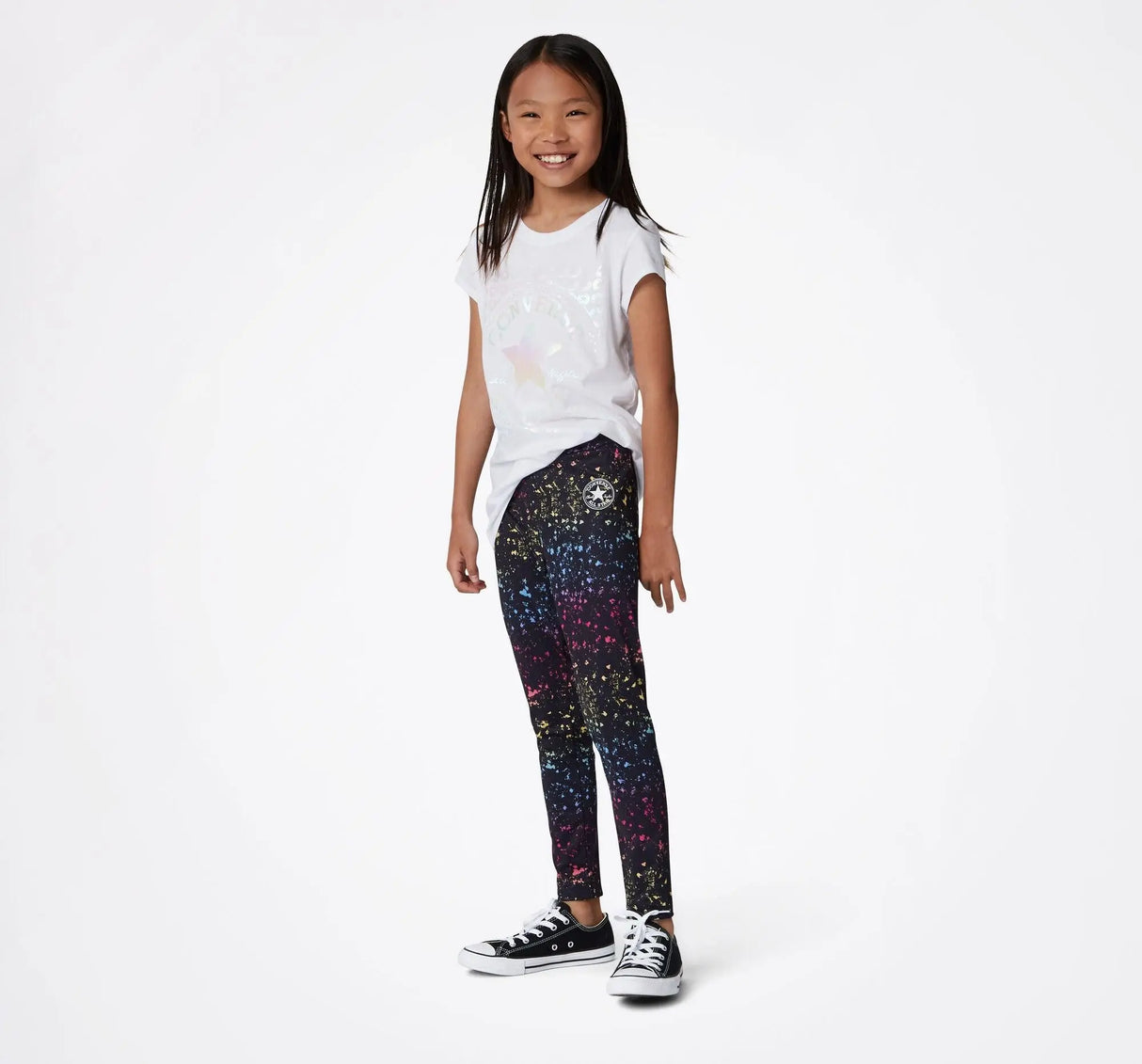 Girl's All-Over Print High Rise Legging | Converse - Jenni Kidz