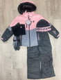 Girl's Snowsuit 5 PCS Set - Cameo Pink | Blizz - Blizz